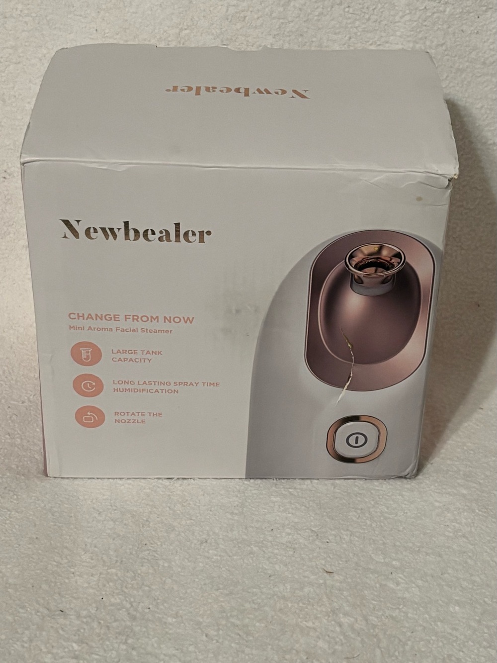 Mini Aroma Facial Steamer - Rose Gold